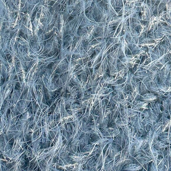 Anthropologie NWT 160.00 Larkin Shimmer Fuzzy Cardigan Slate Blue Small - Picture 4 of 10